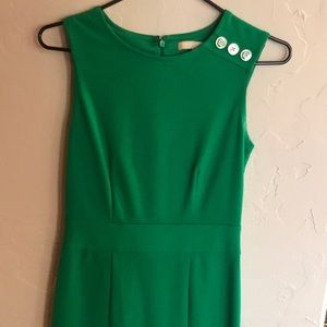 Green women’s fitted Banana Republic dresss